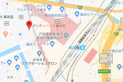 ダンディハウス横浜店＿MAP