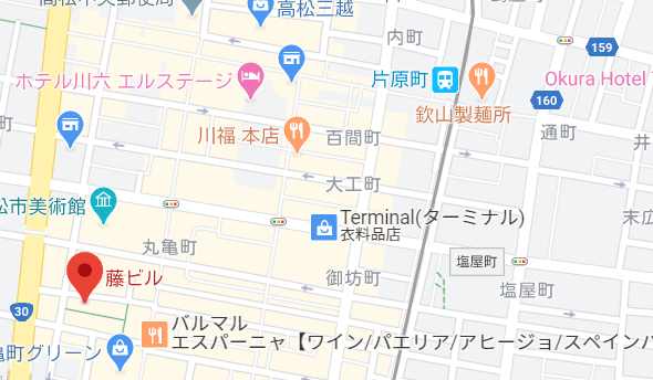 リンクス香川高松店の地図