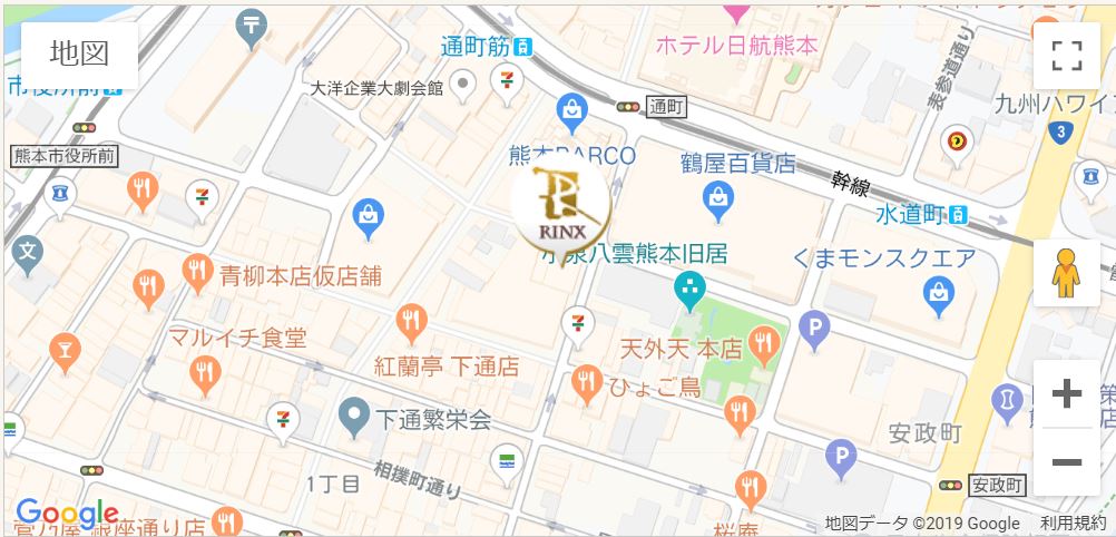 リンクス熊本下通店＿MAP