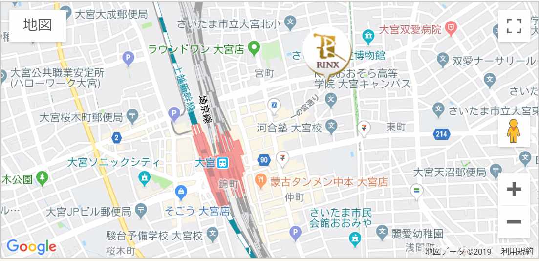 リンクス埼玉大宮店のマップ