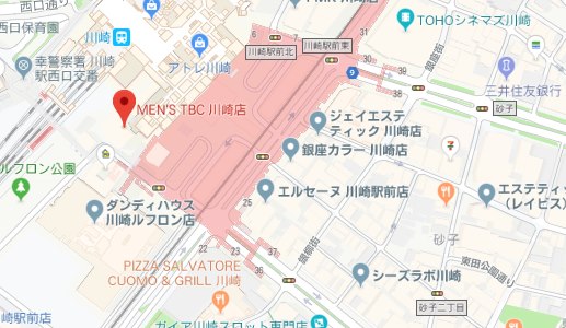 メンズTBC川崎店＿MAP