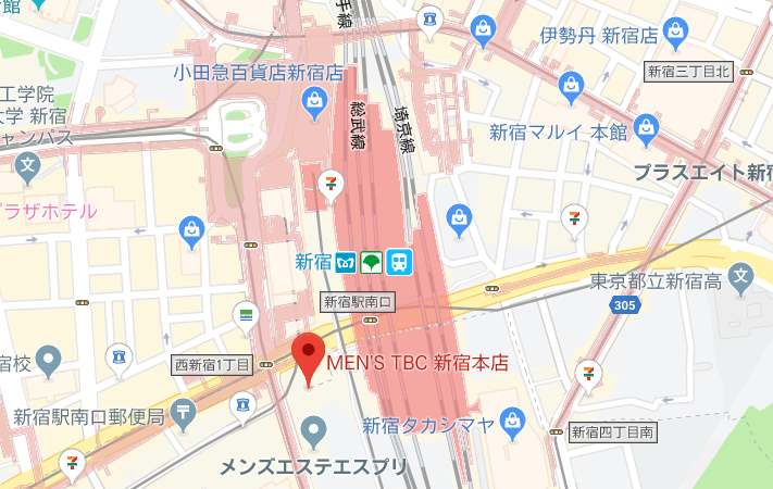 メンズTBC新宿本院＿MAP