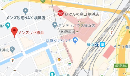 メンズリゼ横浜＿MAP