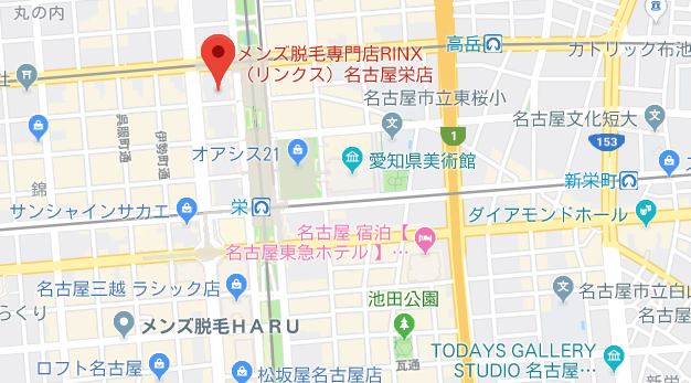 リンクス名古屋栄店＿MAP